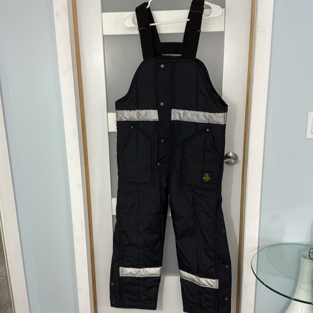 Refrigiwear Mens Reflective Extreme Cold Overalls Size M